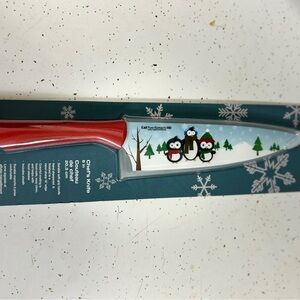 KAI pure komachi chef’s knife 8in Hd‎ limited edition holiday Christmas penguin